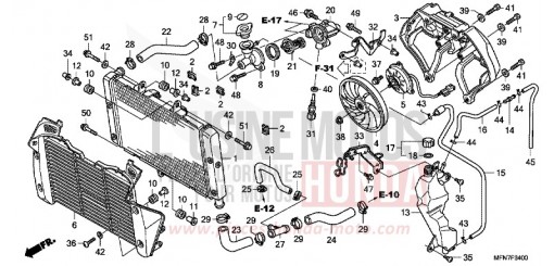 RADIATEUR CB1000RA de 2010